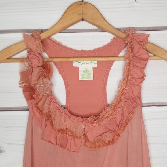 Staring at Stars Tops - [UO] Staring at Stars Ruffle Rosette Tank Size XS